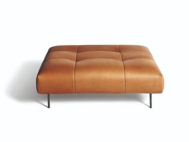 EREI - Leather footstool by DE PADOVA