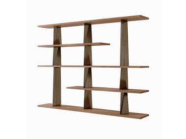 PRISMA - Freestanding wooden bookcase by Reflex