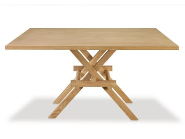 LEONARDO - Square ash table by Morelato