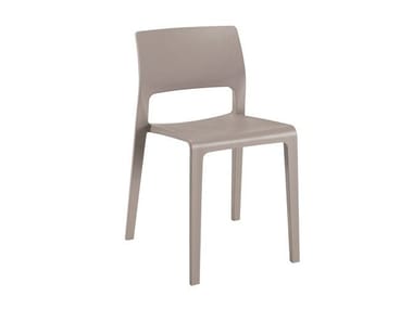 JUNO - Stackable polypropylene chair by Arper