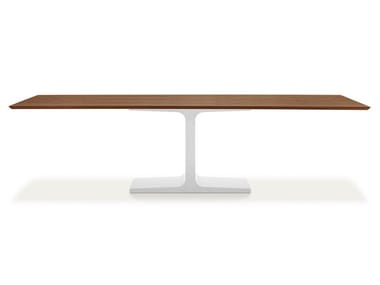 PALACE WOOD - Rectangular wooden dining table by Sovet Italia