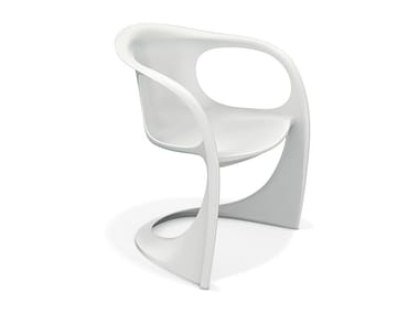 CASALINO 2007-10 - Cantilever chair with armrests by Casala