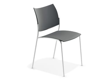 COBRA - Stackable plastic chair by Casala