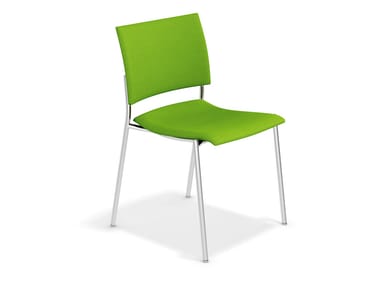 FENIKS - Stackable fabric chair by Casala