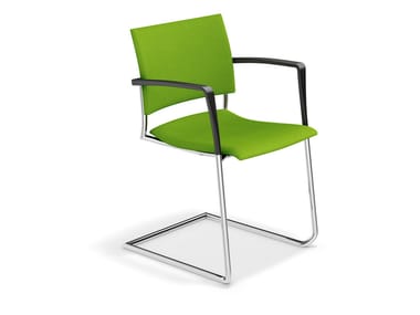 FENIKS II - Cantilever fabric chair by Casala