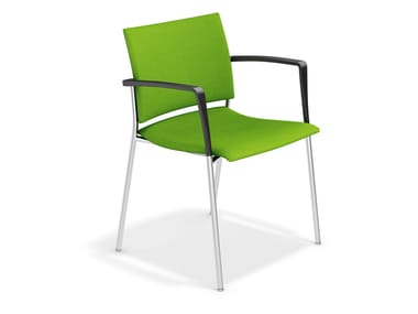 FENIKS XL - Fabric chair with armrests by Casala