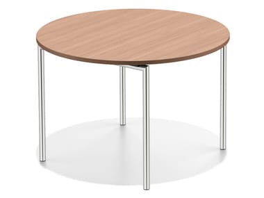 LACROSSE II - Round wooden table by Casala