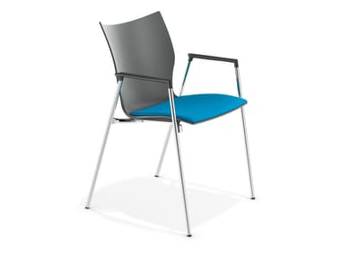 LYNX III - Training chair with armrests by Casala