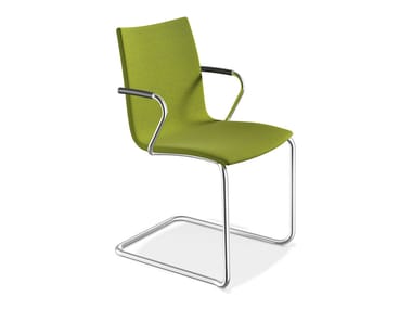 ONYX II - Cantilever chair with armrests by Casala