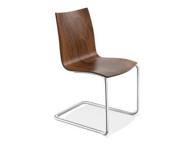 ONYX II - Cantilever wooden chair by Casala