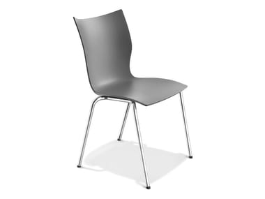 ONYX III - Stackable plastic chair by Casala