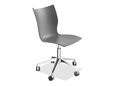 ONYX IV - Plastic chair with 5-spoke base by Casala