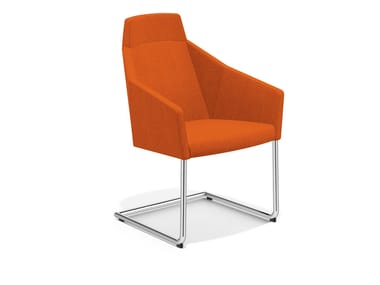 PARKER III - Cantilever easy chair high-back by Casala