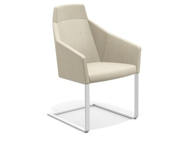 PARKER IV - Cantilever easy chair high-back by Casala