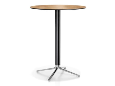 TEMO III-IV - Round table with 4-star base by Casala