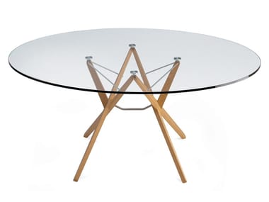 ORIONE - Crystal table by Zanotta