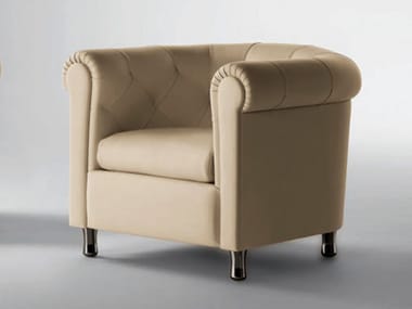 ARCADIA - Tufted armchair by Poltrona Frau