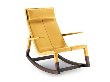 DON'DO - Rocking armchair by Poltrona Frau