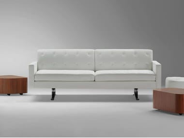 KENNEDEE - 2 seater leather sofa by Poltrona Frau