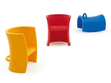 TRIOLI - Polyethylene kids chair / rocking horse by Magis