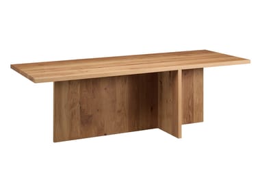 ZEHN - Rectangular oak table by e15