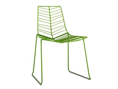 LEAF - Steel garden chair by Arper