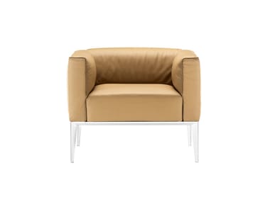 SEAN - Upholstered armchair by Arper