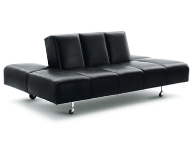 PARTY LOUNGE - Leather sofa by Wittmann