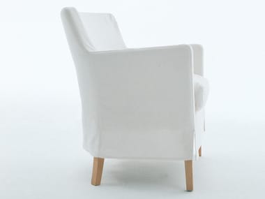 ARIEL - Upholstered armchair by Living Divani