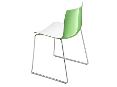 CATIFA 46 - Sled base chair by Arper