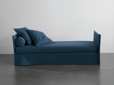 FOX - Upholstered fabric day bed by Meridiani