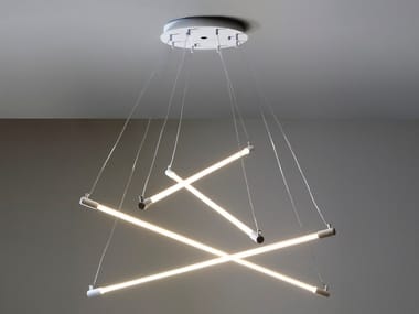 SHANGHAI - Dimmable polycarbonate pendant lamp by Martinelli Luce