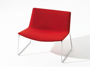 CATIFA 80 - Sled base easy chair by Arper