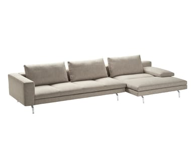 BRUCE - Sectional sofa with removable cover by Zanotta