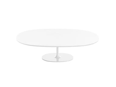 DIZZIE H 35 - Low oval coffee table by Arper