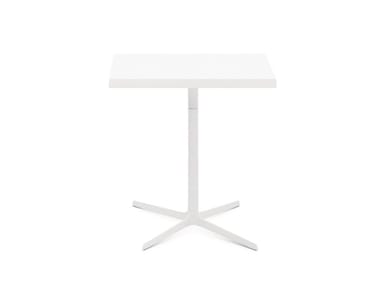 FRED H 74 - Square table with 4-star base by Arper