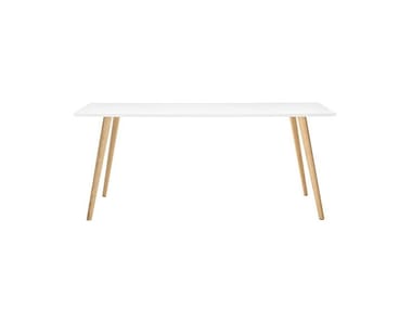 GHER - Design wooden table by Arper