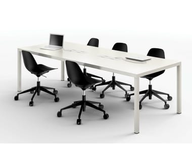 ILTAVOLO - Rectangular metal meeting table by Opinion Ciatti