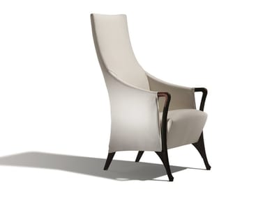 PROGETTI - High-back fabric armchair by Giorgetti