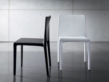 PURA - Leather chair by Sovet Italia