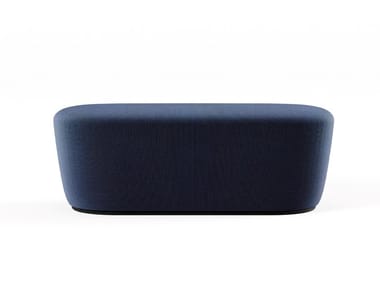 RADAR - Upholstered rectangular fabric pouf by Frezza