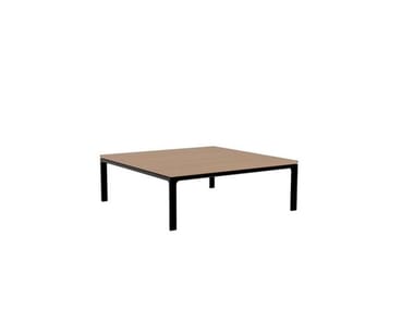 RAGLAN TABLE ME8548 - Low square oak coffee table by Andreu World