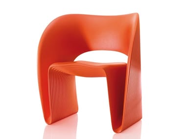 RAVIOLO - Polyethylene guest chair by Magis