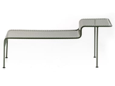 WORK IS OVER - Rectangular steel coffee table by Moroso