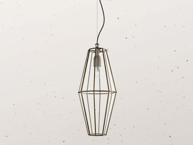 RILEGATO MEDINA OE - LED brass pendant lamp by Il Fanale