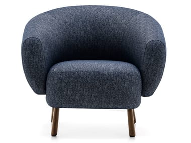 RIO - Fabric armchair with armrests by Calligaris