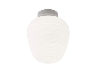 RITUALS 3 - Blown glass ceiling lamp by Foscarini