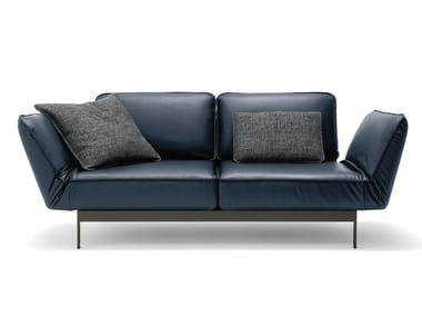 ROLF BENZ 386 MERA - 3 seater sofa with chaise longue by Rolf Benz