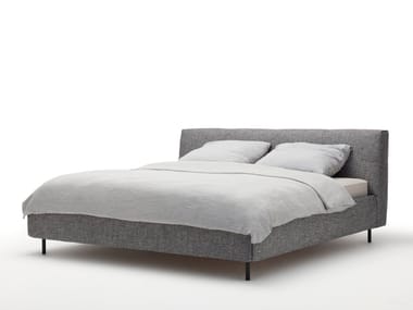 ROLF BENZ 50 - Fabric double bed with upholstered headboard by Rolf Benz