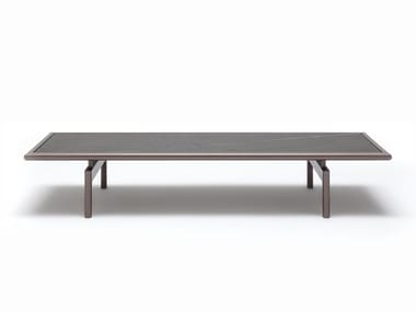 ROLF BENZ 901 - Rectangular stone coffee table by Rolf Benz